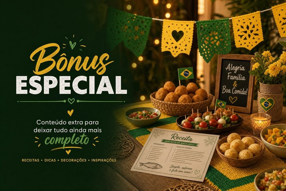 Bônus especial: receitas, dicas e decorações